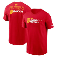 Kansas City Chiefs Outline T-Shirt - Red - Nike