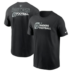 Las Vegas Raiders Outline T-Shirt - Black - Nike