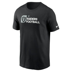 Las Vegas Raiders Outline T-Shirt - Black - Nike