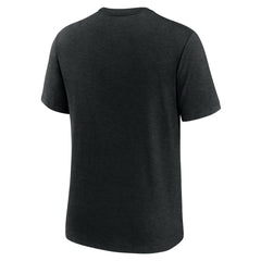 Green Bay Packers Overlap Lockup Tri-Blend T-Shirt - Black - Nike