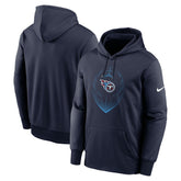 Tennessee Titans Icon Performance Pullover Hoodie - Navy - Nike