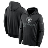 Las Vegas Raiders Performance Pullover Hoodie - Black - Nike
