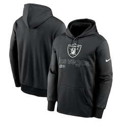 Las Vegas Raiders Performance Pullover Hoodie - Black - Nike