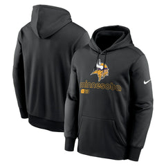 Minnesota Vikings Performance Pullover Hoodie - Black - Nike