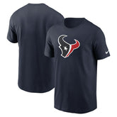 Houston Texans Rewind Logo Essential T-Shirt - Navy - Nike