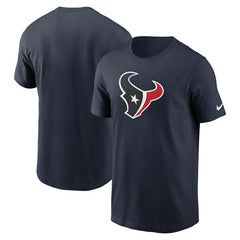 Houston Texans Rewind Logo Essential T-Shirt - Navy - Nike
