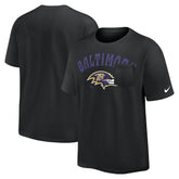 Baltimore Ravens Rewind Heavy Max90 Pocket T-Shirt - Black - Nike