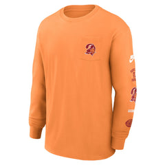 Tampa Bay Buccaneers Rewind Heavy Max90 Pocket Long Sleeve T-Shirt - Orange - Nike