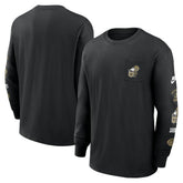 New Orleans Saints Rewind Heavy Max90 Pocket Long Sleeve T-Shirt - Black - Nike
