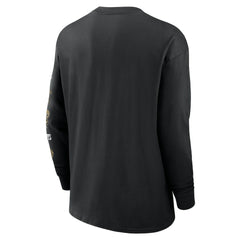 New Orleans Saints Rewind Heavy Max90 Pocket Long Sleeve T-Shirt - Black - Nike