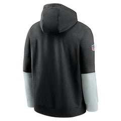 Las Vegas Raiders 2024 Sideline Club Pullover Hoodie - Black - Nike