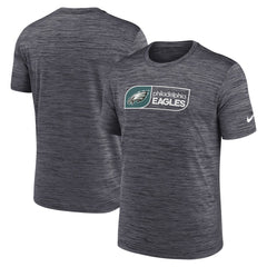 Philadelphia Eagles Big & Tall Velocity Performance T-Shirt - Black - Nike