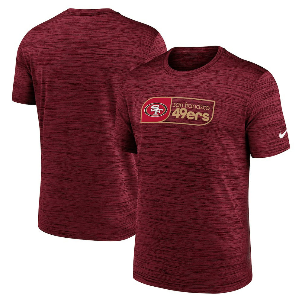 San Francisco 49ers Big & Tall Velocity Performance T-Shirt - Scarlet - Nike