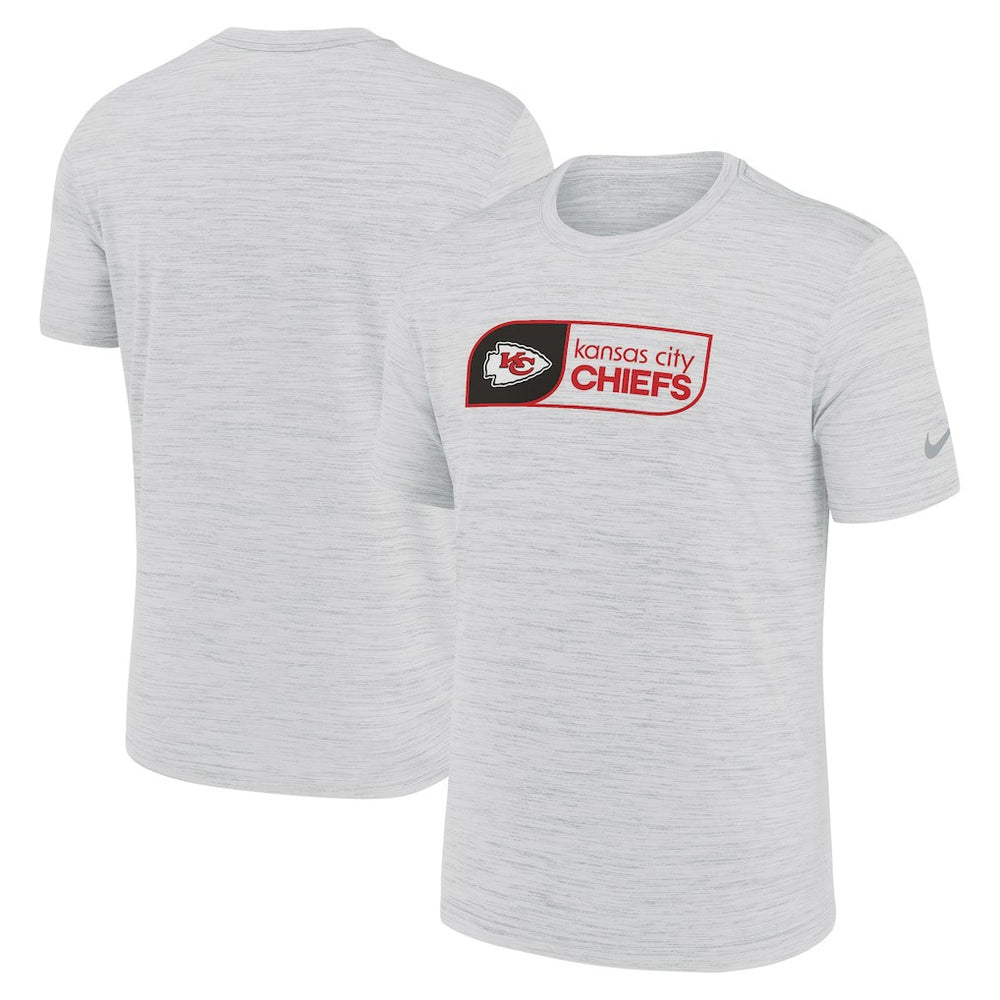 Kansas City Chiefs Big & Tall Velocity Performance T-Shirt - White - Nike