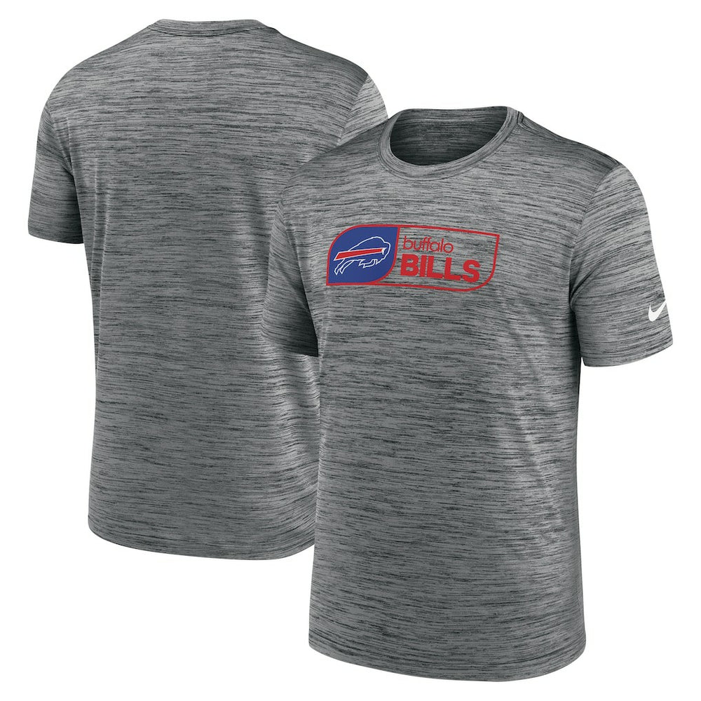 Buffalo Bills Big & Tall Velocity Performance T-Shirt - Charcoal - Nike