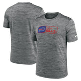 Buffalo Bills Big & Tall Velocity Performance T-Shirt - Charcoal - Nike