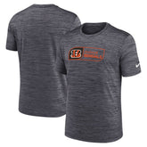 Cincinnati Bengals Big & Tall Velocity Performance T-Shirt - Black - Nike