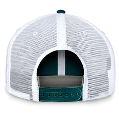 Philadelphia Eagles Upper Trucker Adjustable Hat - Midnight Green/White - Fanatics