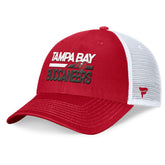 Tampa Bay Buccaneers Upper Trucker Adjustable Hat - Red/White - Fanatics