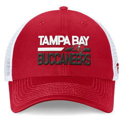 Tampa Bay Buccaneers Upper Trucker Adjustable Hat - Red/White - Fanatics
