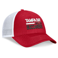 Tampa Bay Buccaneers Upper Trucker Adjustable Hat - Red/White - Fanatics
