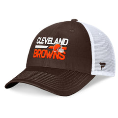 Cleveland Browns Upper Trucker Adjustable Hat - Brown/White - Fanatics