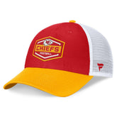 Kansas City Chiefs Bench Trucker Adjustable Hat - Red/Gold - Fanatics