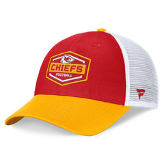 Kansas City Chiefs Bench Trucker Adjustable Hat - Red/Gold - Fanatics