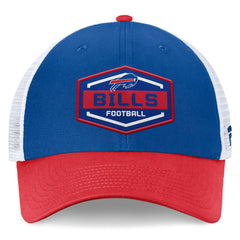 Buffalo Bills Bench Trucker Adjustable Hat - Royal/Red - Fanatics
