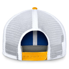 Los Angeles Rams Bench Trucker Adjustable Hat - Royal/Gold - Fanatics