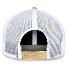 New Orleans Saints Bench Trucker Adjustable Hat - Black/Gold - Fanatics