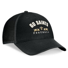 New Orleans Saints Timeout Trucker Adjustable Hat - Black - Fanatics