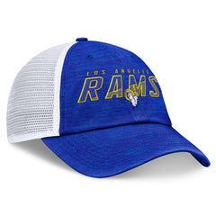 Los Angeles Rams Challenge Trucker Adjustable Hat - Heather Royal - Fanatics
