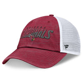 Arizona Cardinals Challenge Trucker Adjustable Hat - Heather Cardinal - Fanatics