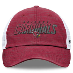 Arizona Cardinals Challenge Trucker Adjustable Hat - Heather Cardinal - Fanatics