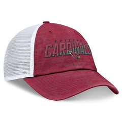 Arizona Cardinals Challenge Trucker Adjustable Hat - Heather Cardinal - Fanatics