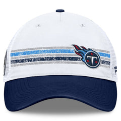 Tennessee Titans Flawless Stripe Adjustable Hat - White/Navy - Fanatics