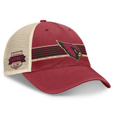 Arizona Cardinals Center Stripe Trucker Adjustable Hat - Cardinal/Natural - Fanatics