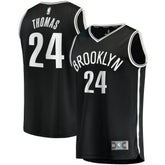 Fanatics Cam Thomas Brooklyn Nets Big & Tall Fast Break Player Jersey Black Icon Edition