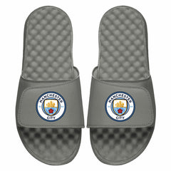 Manchester City ISlide Primary Logo Slide Sandals Gray