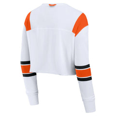 San Francisco Giants Fanatics Women's Stretch Cropped Fashion Long Sleeve T-Shirt Outlet