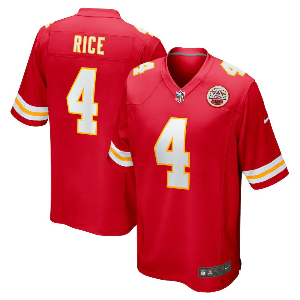 Rashee Rice Kansas City Chiefs Game Jersey - Red - Nike