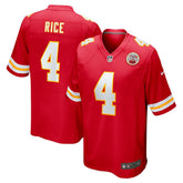 Rashee Rice Kansas City Chiefs Game Jersey - Red - Nike