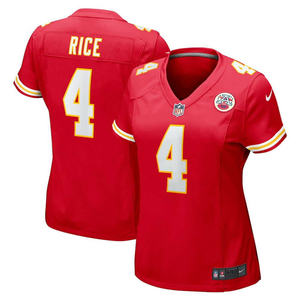 Rashee Rice Kansas City Chiefs Women's Game Jersey - Red - Nike