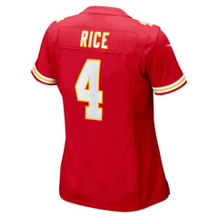 Rashee Rice Kansas City Chiefs Women's Game Jersey - Red - Nike