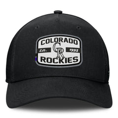 Colorado Rockies Fanatics Team Patch A-Frame Trucker Snapback Hat for sale