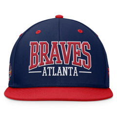 Atlanta Braves Fanatics Fundamental Bold Snapback Hat Discount