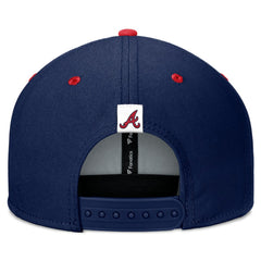 Atlanta Braves Fanatics Fundamental Bold Snapback Hat Discount