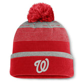 Washington Nationals Fanatics Fundamental Gradient Cuffed Knit Hat with Pom Near Me