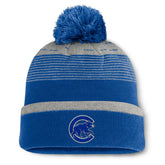 Chicago Cubs Fanatics Fundamental Gradient Cuffed Knit Hat with Pom Outlet